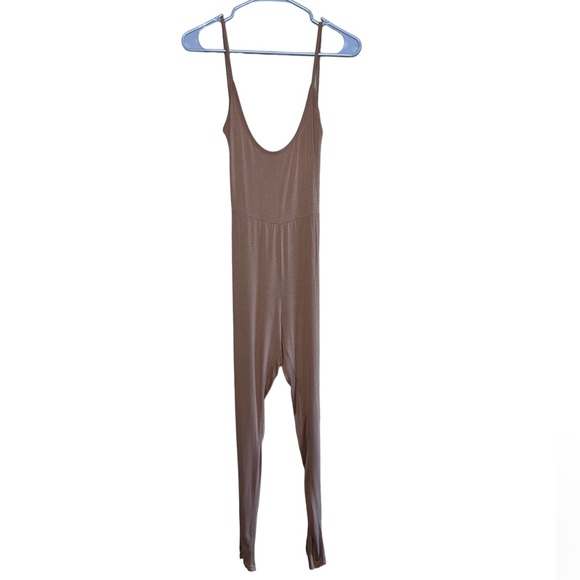 PrettyLittleThing Pants - Pretty Little Thing Light Brown Jump Suit
